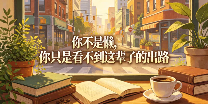 付费文章：你不是懒，你只是看不到这辈子的出路 - 来及网络