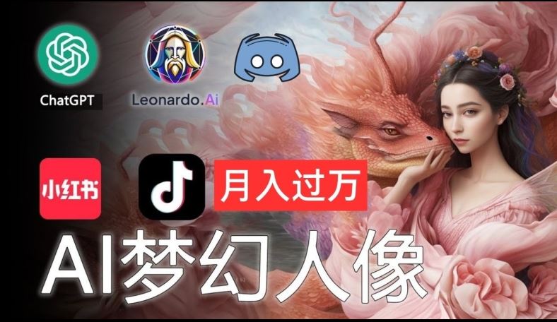 AI摄影梦幻人像：零基础也能月入过万的秘密【揭秘】 - 来及网络