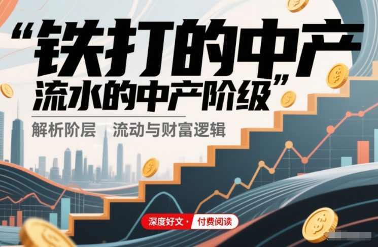 付费文章：铁打的中产，流水的中产阶级 - 来及网络