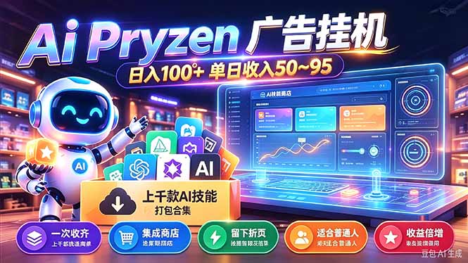 Pyrzen广告挂机， 全自动挂机风口项目， 单日50-95/天 虽然不是很暴力但是很稳 - 来及网络