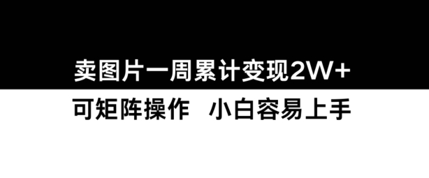 小红书【卖图片】一周累计变现2W+小白易上手 - 来及网络