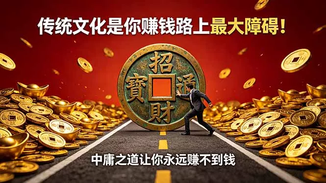 付费文章：传统文化是你赚钱路上最大障碍！中庸之道让你永远赚不到钱 - 来及网络