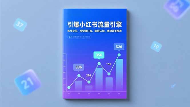 引爆小红书流量引擎，账号定位、视觉锤打造、底层认知，撬动首页推荐 - 来及网络