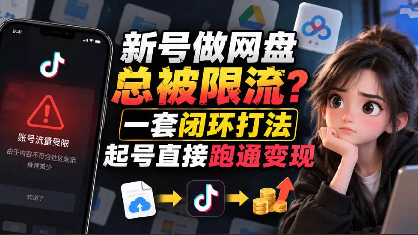 小白新号过限流：别发链先养号，12步SOP直接抄 - 来及网络