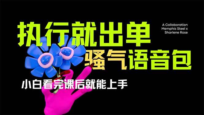 （14170期）爆火全网的开车导航骚气语音包,只要执行就出单，小白看完课程就能实操… - 来及网络