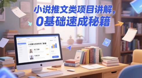 小说推文类项目讲解，0 基础速成秘籍 - 来及网络