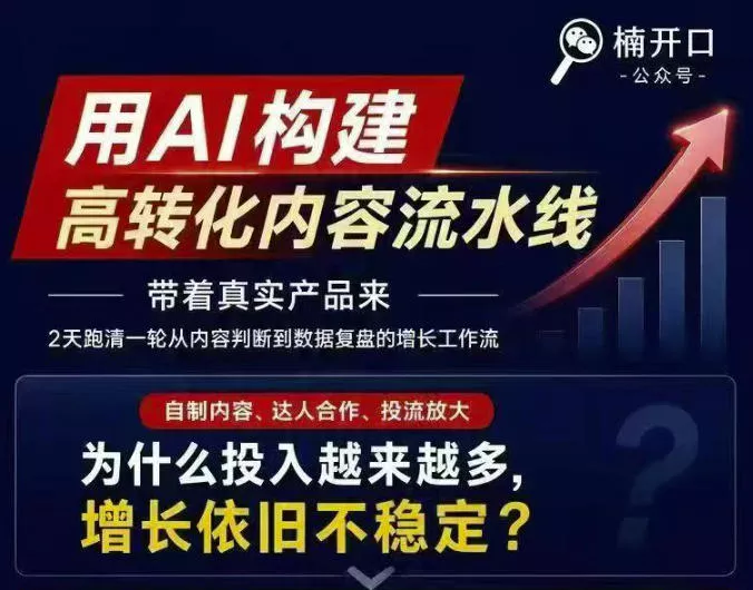 小红书AI内容生产2026年线下课完整现场还原版，用AI构建高转化内容流水线 - 来及网络