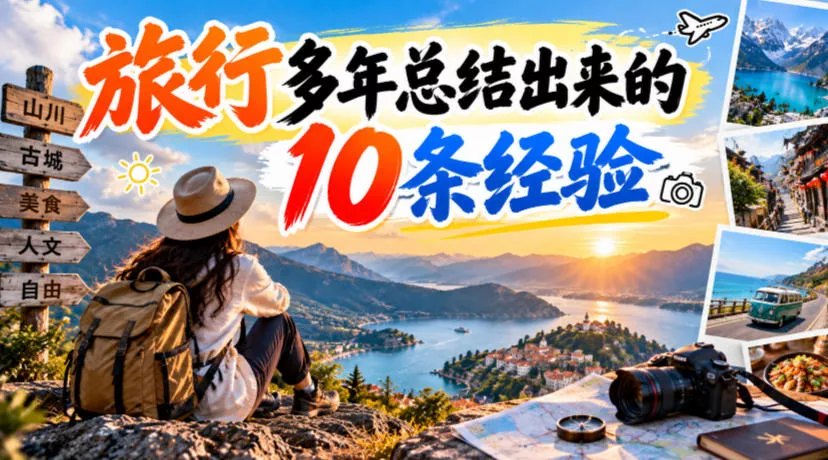 付费文章：旅行多年总结出来的10条经验 - 来及网络