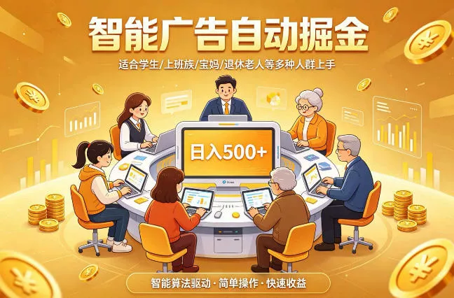 2026年最好做的项目：自动掘金项目，小白轻易上手，单日轻松收入500+【揭秘】 - 来及网络