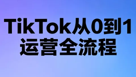 绿洲·TikTok从0到1运营全流程(更新7月) - 来及网络
