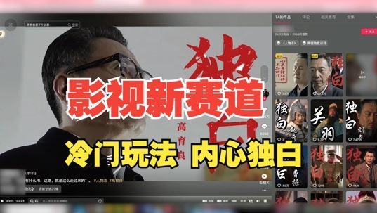最新影视解说玩法，人物独白，30天涨粉24万+，全流程拆解【揭秘】 - 来及网络