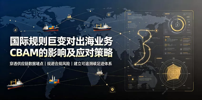 国际规则巨变对出海业务CBAM的影响及应对策略，帮助企业穿透供应链数据堵点，规避合规风险 - 来及网络