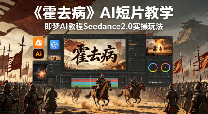 《霍去病》AI短片教学，即梦AI教程Seedance2.0实操玩法 - 来及网络