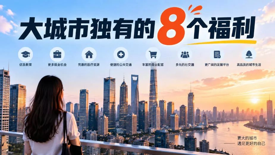 某公众号付费文章：大城市独有的8个福利 - 来及网络