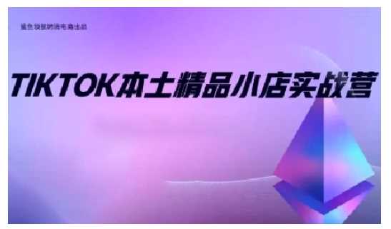 TikTok本土精品小店出海实战营，从入门到高阶，不止0-1! - 来及网络