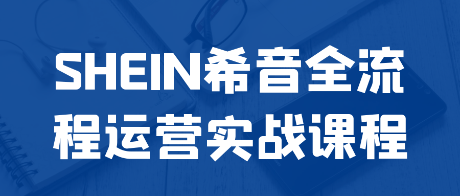 SHEIN希音全流程运营实战课程 - 来及网络