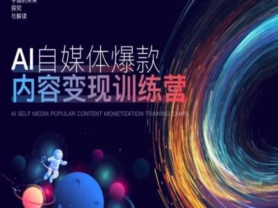 AI自媒体爆款内容变现训练营，20%底层逻辑，60%实操方法，20%案例拆解(即学即用) - 来及网络