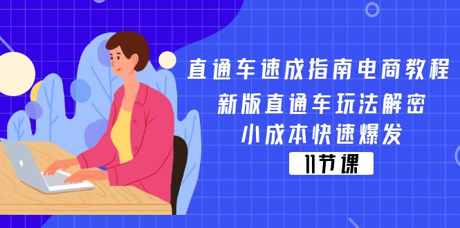 （11537期）直通车 速成指南电商教程：新版直通车玩法解密，小成本快速爆发（11节） - 来及网络