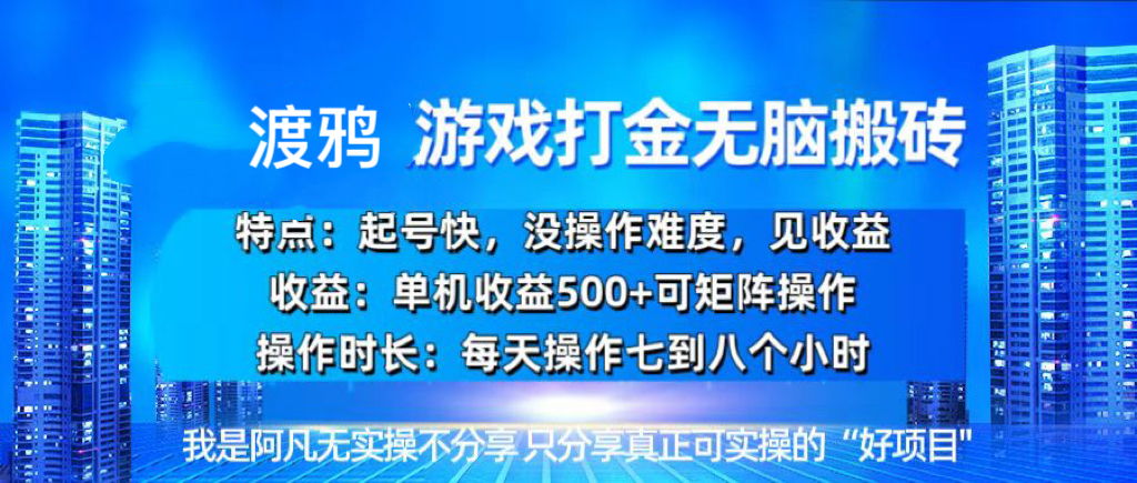 （13501期）韩国知名游戏打金无脑搬砖单机收益500+ - 来及网络