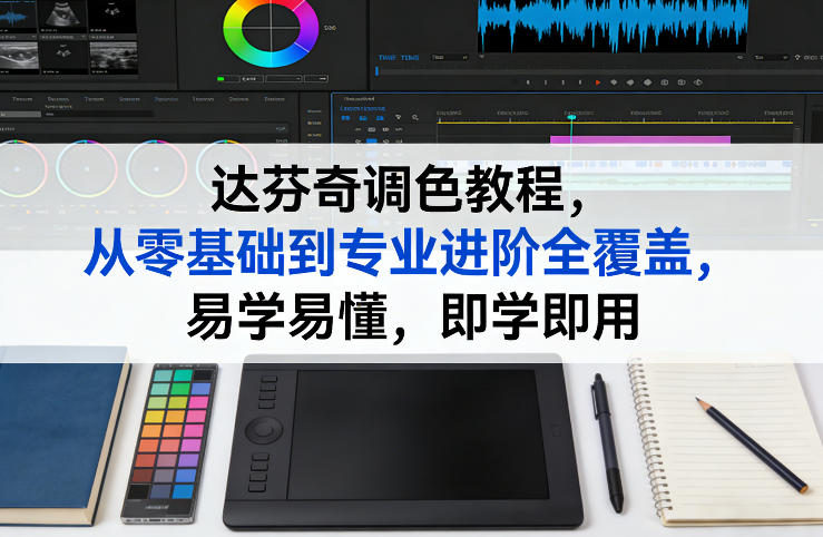达芬奇调色教程，从零基础到专业进阶全覆盖，易学易懂，即学即用 - 来及网络