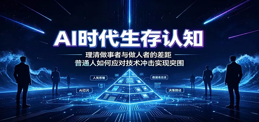 AI时代生存认知：理清做事者与做人者的差距，普通人如何应对技术冲击实现突围 - 来及网络