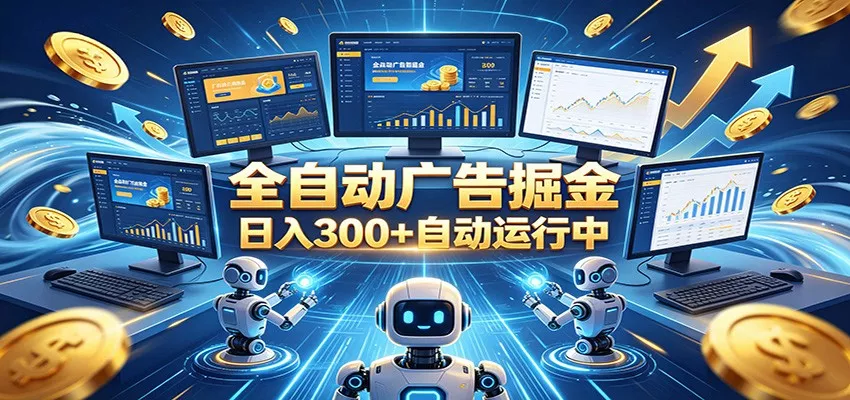 自动广告G机，日入300+，正规平台，广告浏览获益，时间自由，适合各类人群日常增收 - 来及网络