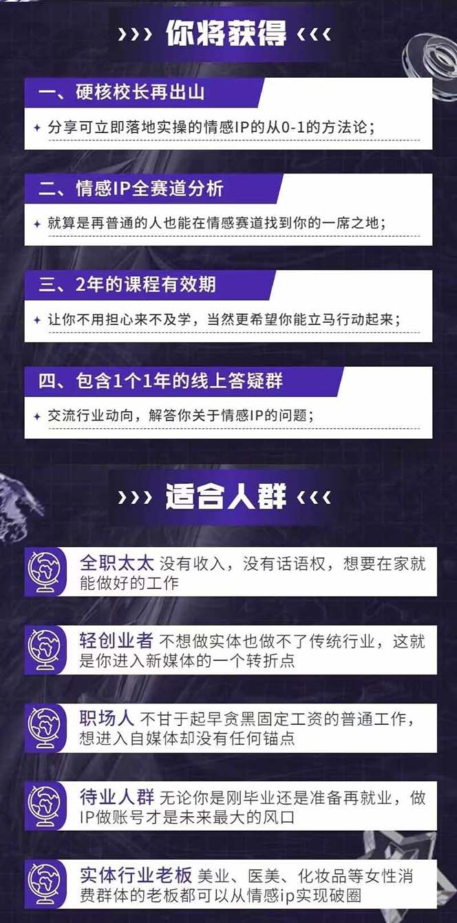 图片[1] - （11590期）情感直播IP短视频全通大课，普通人的IP之路从情感赛道开始（18节） - 来及网络