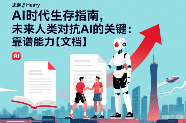 AI时代生存指南，未来人类对抗AI的关键：靠谱能力【文档】 - 来及网络