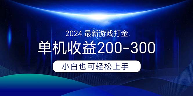 （11542期）2024最新游戏打金单机收益200-300 - 来及网络