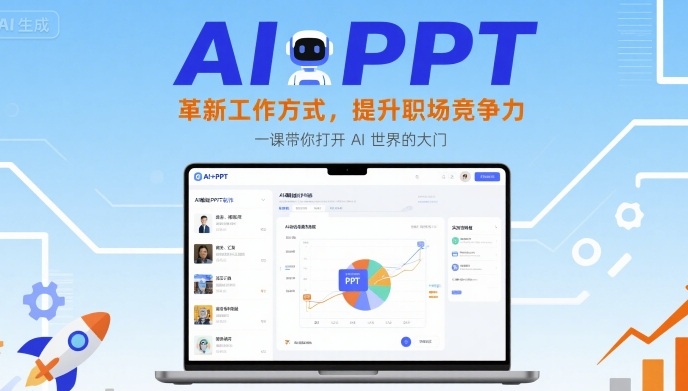 AI+PPT：革新工作方式，提升职场竞争力，一课带你打开 AI 世界的大门 - 来及网络