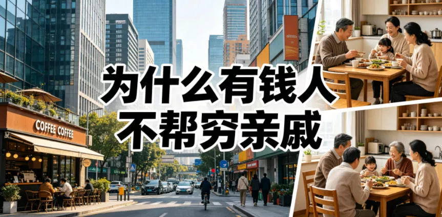付费文章：为什么有钱人不帮穷亲戚？ - 来及网络