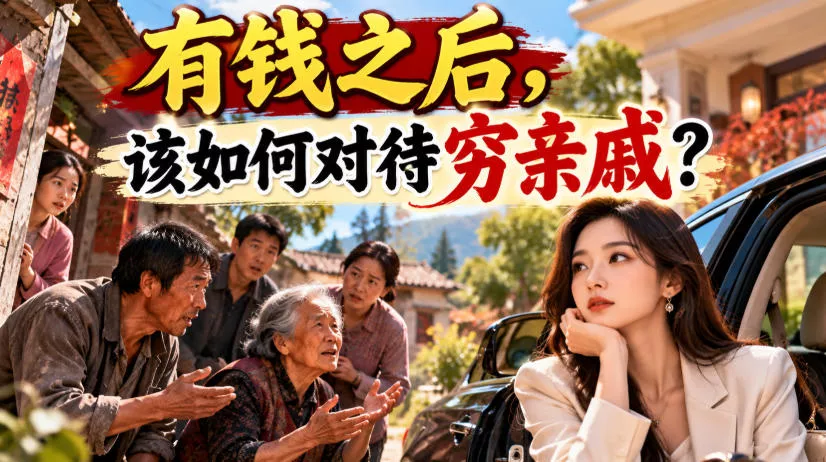 某公众号付费文章：有钱之后，该如何对待穷亲戚？ - 来及网络