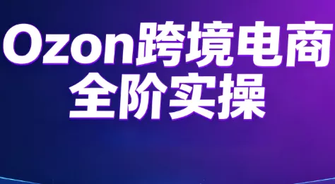 Ozon跨境电商全阶实操课程 - 来及网络