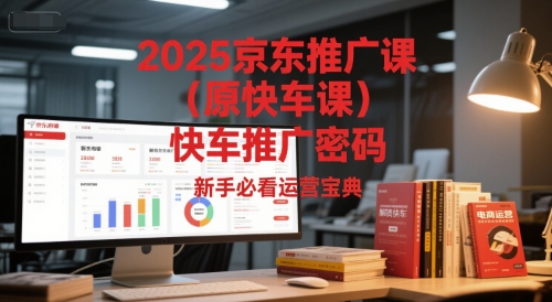 2025京东推广课（原快车课）解锁京东快车推广密码，新手必看运营宝典 - 来及网络
