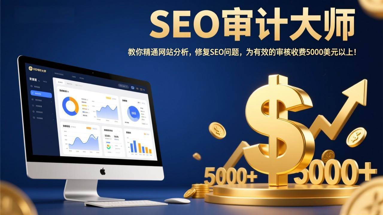 （17475期）SEO审计大师：教你精通网站分析，修复SEO问题，为有效的审核收费5000美元以上！ - 来及网络