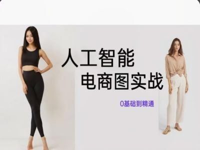 人工智能SD电商图实战，ai绘图0基础到精通 - 来及网络