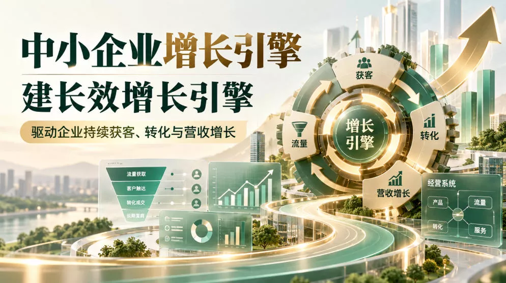 中小企业增长引擎，建长效增长引擎，驱动企业持续获客、转化与营收增长 - 来及网络