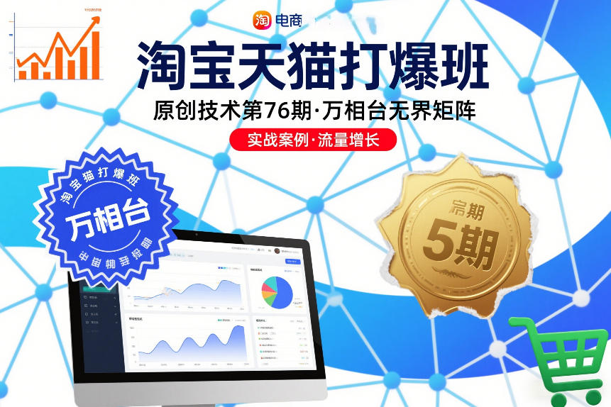 淘宝天猫打爆班原创技术第76期，万相台无界矩阵 - 来及网络