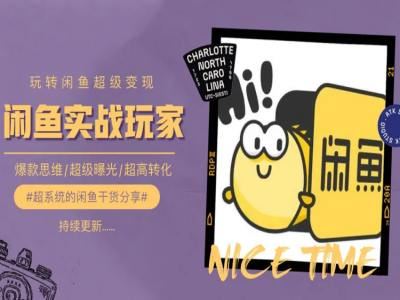 手把手教你0到1系统玩转闲鱼变现，爆款思维/超级曝光/超高转化 - 来及网络