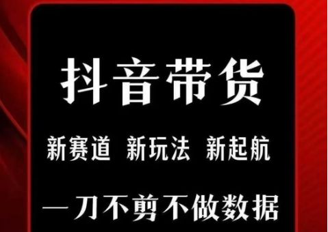 抖音短视频一刀不剪带货，不剪辑，不直播，每天发个视频，等着出单获取带货佣金 - 来及网络