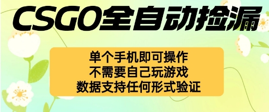 自动挂G捡漏，不用自己挂G不用玩游戏，一个手机即可操作，新手小白轻松月入1W+【揭秘】 - 来及网络