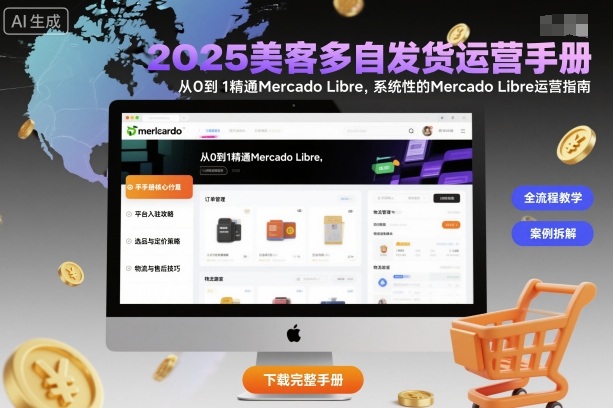 2025美客多自发货运营手册：从0到1精通Mercado Libre，系统性的Mercado Libre运营指南 - 来及网络