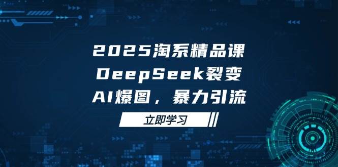 （14639期）2025 淘系精品课，DeepSeek 裂变，AI 爆图，暴力引流 - 来及网络