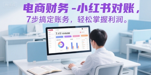 电商财务-小红书对账，7步搞定账务，轻松掌握利润 - 来及网络