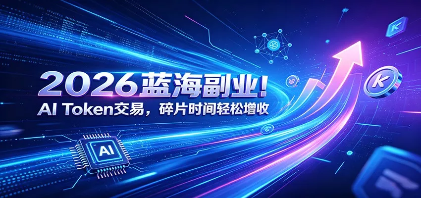 2026蓝海副业！AI Token交易，碎片时间轻松增收 - 来及网络