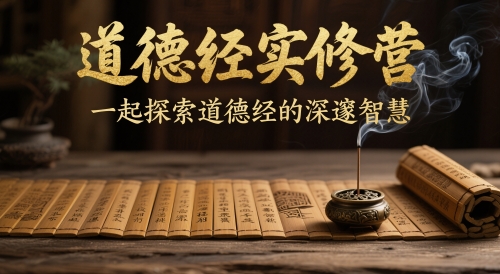 道德经实修营，一起探索道德经的深邃智慧 - 来及网络