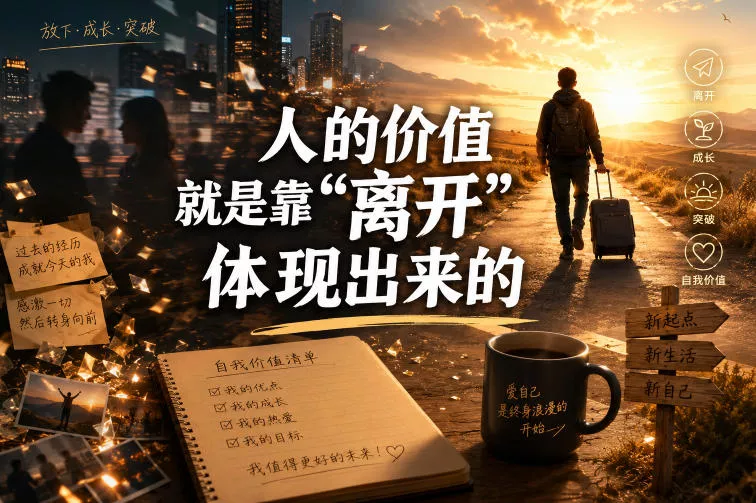 付费文章：人的价值就是靠“离开”体现出来的 - 来及网络