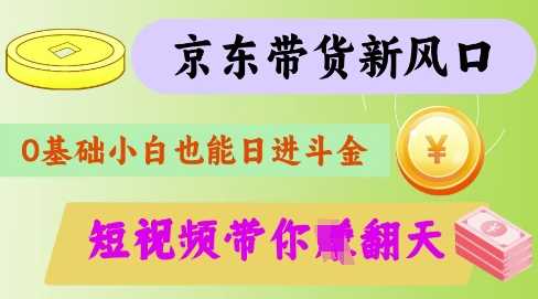 最新京东短视频带货代运营秘籍，轻松躺挣【揭秘】 - 来及网络