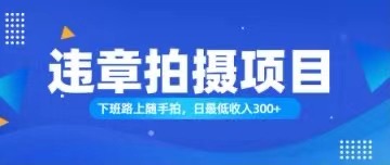 （11698期）随手拍也能赚钱？对的日入300+ - 来及网络
