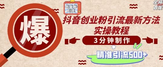 轻松制作创业类视频，一天被动加精准创业粉500+【揭秘】 - 来及网络